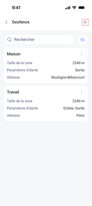 Geofence - add focus